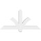 Ekena Millwork Redmond Architectural Grade PVC Gable Bracket, 48"W x 24"H x 4"D x 4"F, 12/12 Pitch GBP048X24X0404RED00 - alternate 4